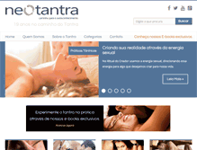 Tablet Screenshot of neotantra.com